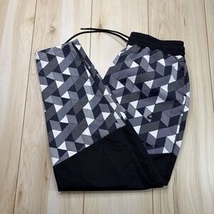 Nike Serena Williams Design Crew Printed Tennis Pants Black Navy White Medium